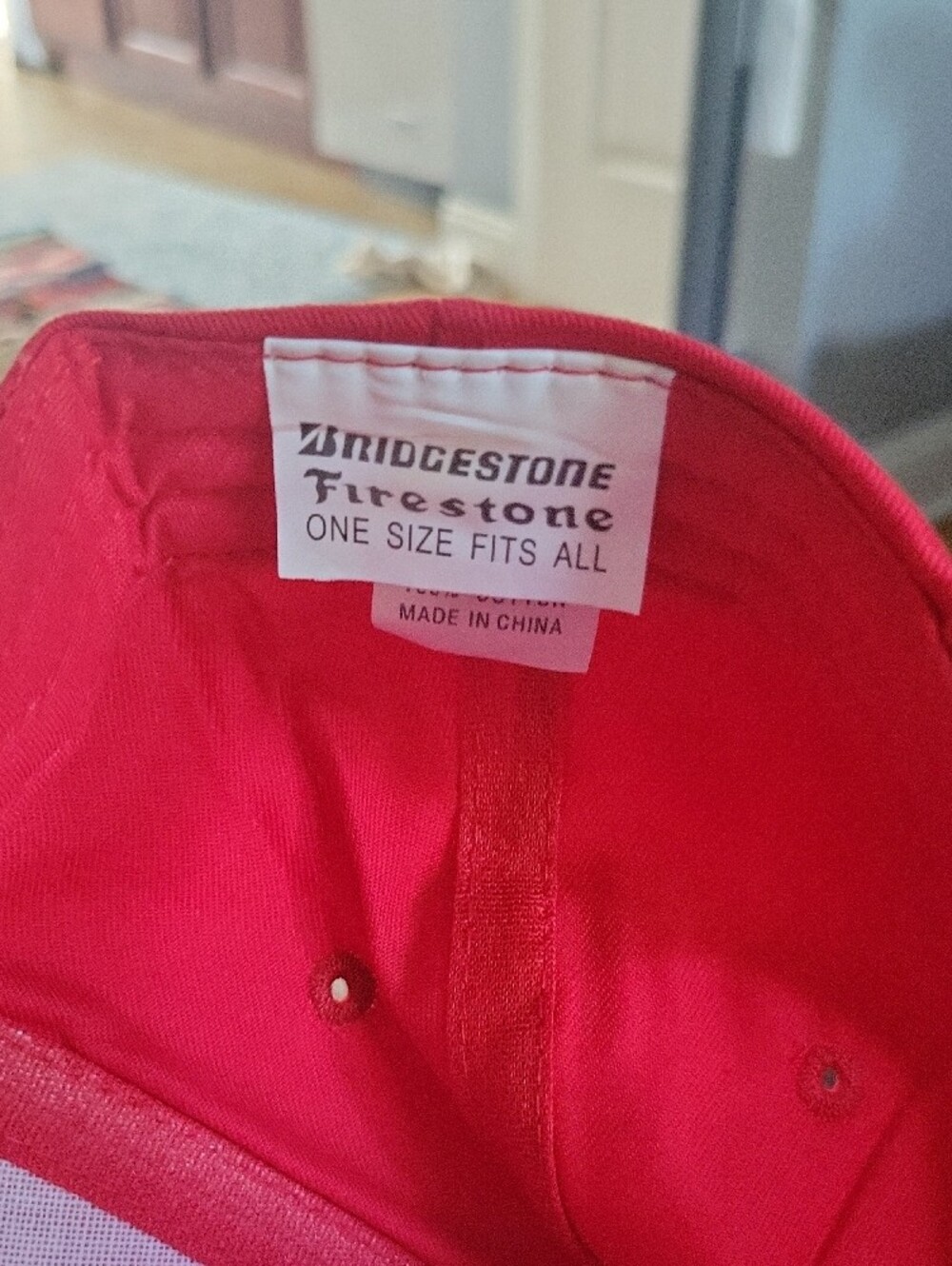 Firestone Racing Red Baseball Cap - Picture 2 of 5